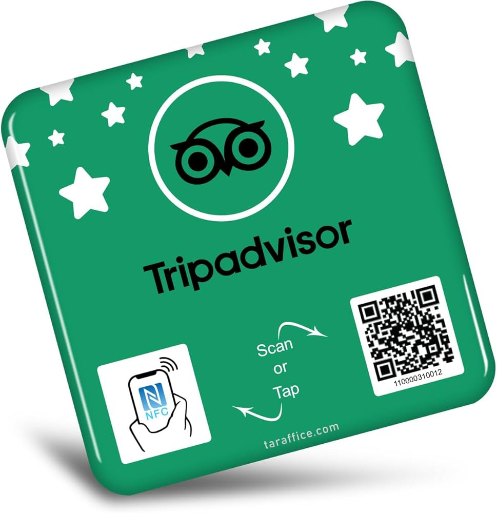 Plaque NFC TripAdvisor